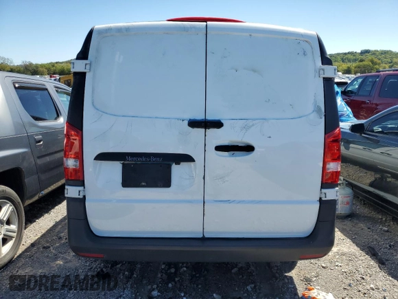 2017 Mercedes-Benz Metris Cargo Cargo with VIN WD3PG2EA7H3205245, listed as a Copart auction lot 69694604 with 138,420 mi miles and Salvage Title. Bid and sale history available at DreamBid. Image 6.