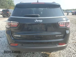 2020 Jeep Compass Sport with VIN 3C4NJCAB6LT257742, listed as a Copart auction lot 47100845 with 71,111 mi miles and Salvage title. Bid and sale history available at DreamBid. Image 6.