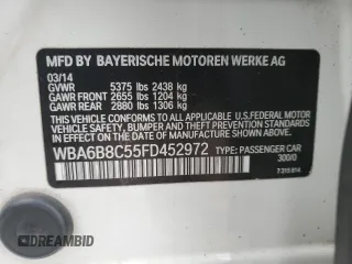 2015 BMW 6 Series 640i xDrive z VIN WBA6B8C55FD452972, wystawiony jako Copart lot #44559495 z przebiegiem 114 358 mil mil oraz Szkoda całkowita • Salvage title. Historia ofert i sprzedaży dostępna na DreamBid. Obrazek 12.