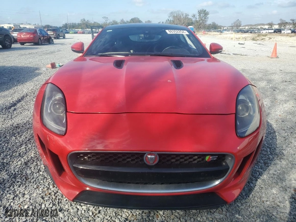2015 Jaguar F-TYPE V6 S with VIN SAJWA6BC3F8K11710, listed as a Copart auction lot 86352254 with 0 mi miles and Non Repairable. Bid and sale history available at carsss.com. Image 5.