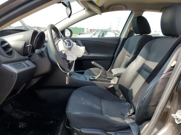 2013 Mazda 3 i Touring with VIN JM1BL1L74D1735434, listed as a Copart auction lot 60664325 with 458,686 mi miles and Salvage title. Bid and sale history available at DreamBid. Image 7.