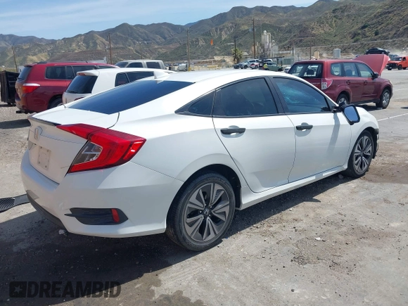 2017 Honda Civic Sedan EX-T with VIN 2HGFC1F36HH649299, listed as a IAAI auction lot 41847005 with 76,280 mi miles. Bid and sale history available at carsss.com. Image 4.