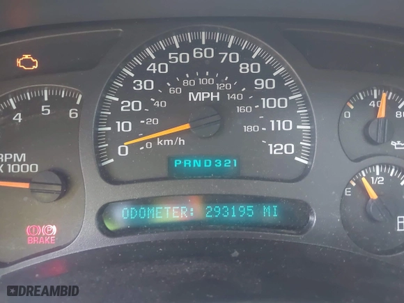 2003 Chevrolet Tahoe LT with VIN 1GNEC13Z13J297511, listed as a IAAI auction lot 41902595 with 293,195 mi miles. Bid and sale history available at carsss.com. Image 7.