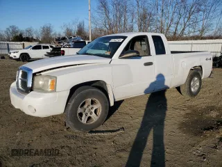 2006 Dodge Dakota SLT with VIN 1D7HW42KX6S716639, listed as a Copart auction lot 87942145 with Not Provided miles and Salvage Title. Bid and sale history available at carsss.com. Image 1.