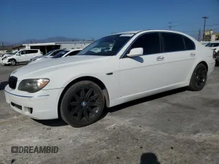 2006 BMW 7 Series 750Li with VIN WBAHN83546DT38090, listed as a Copart auction lot 61951075 with 160,698 mi miles and Salvage title. Bid and sale history available at DreamBid. Image 1.