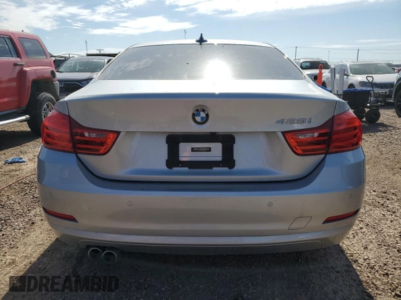 2015 BMW 4 Series 428i with VIN WBA3N7C58FK224819, listed as a Copart auction lot 65544205 with 107,941 mi miles and Clean title. Bid and sale history available at DreamBid. Image 6.