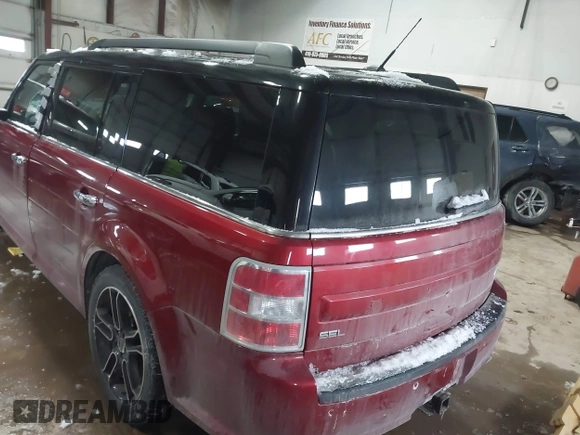 2015 Ford Flex SEL with VIN 2FMGK5C80FBA22722, listed as a IAAI auction lot 41620190 with 62,294 mi miles. Bid and sale history available at carsss.com. Image 3.