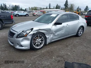 2013 Infiniti G37 Sedan Journey with VIN JN1CV6AP5DM716598, listed as a IAAI auction lot 42012622 with 101,431 mi miles. Bid and sale history available at carsss.com. Image 2.
