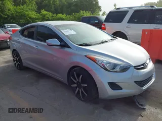 2013 Hyundai Elantra GLS with VIN 5NPDH4AE9DH300883, listed as a IAAI auction lot 42242944 with 124,992 mi miles and . Bid and sale history available at DreamBid. Image 1.
