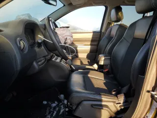 2016 Jeep Compass Latitude with VIN 1C4NJDEB0GD542254, listed as a Copart auction lot 49496545 with 153,203 mi miles and Salvage Title. Bid and sale history available at carsss.com. Image 7.
