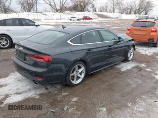 2019 Audi A5 Sportback Prestige with VIN WAUFNCF50KA010327, listed as a IAAI auction lot 41738148 with 68,038 mi miles. Bid and sale history available at carsss.com. Image 4.