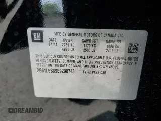 2014 Cadillac XTS z VIN 2G61L5S39E9298743, wystawiony jako Copart lot #53640375 z przebiegiem 77 382 mil mil oraz Szkody całkowita. Historia ofert i sprzedaży dostępna na DreamBid. Obrazek 12.