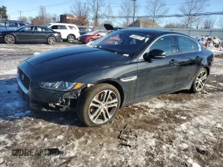 2017 Jaguar XE 35t Premium with VIN SAJAJ4BV6HA961808, listed as a Copart auction lot 44680725 with 90,212 mi miles and Salvage Title. Bid and sale history available at carsss.com. Image 1.