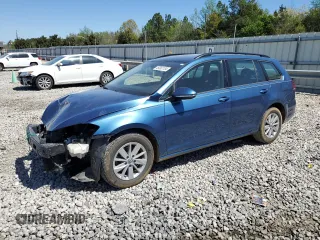 2019 Volkswagen Golf SportWagen S with VIN 3VWY57AU5KM512610, listed as a Copart auction lot 49362134 with 92,592 mi miles. Bid and sale history available at carsss.com. Image 1.