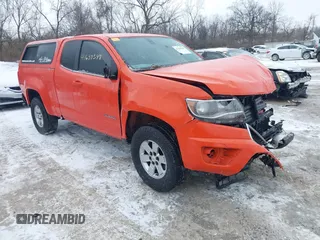 2019 Chevrolet Colorado 2WD Work Truck with VIN 1GCHSBEA8K1180755, listed as a IAAI auction lot 41639348 with 82,989 mi miles. Bid and sale history available at carsss.com. Image 1.