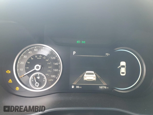 2023 Genesis G70 2.0T with VIN KMTG34TA7PU116513, listed as a Copart auction lot 78264654 with 18,776 mi miles and Salvage Title. Bid and sale history available at DreamBid. Image 9.