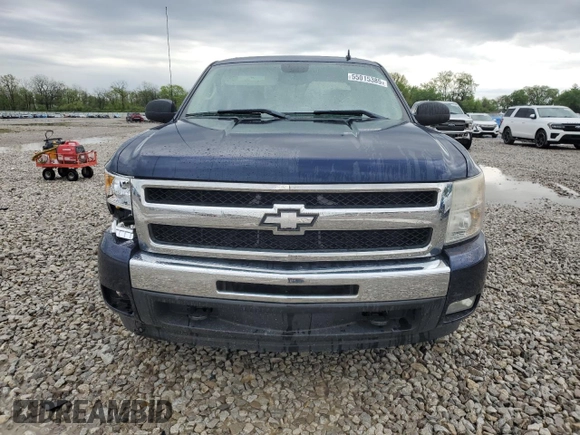 2011 Chevrolet Silverado 1500 LT with VIN 3GCPKSE37BG202677, listed as a Copart auction lot 55015385 with 175,086 mi miles and Salvage Title. Bid and sale history available at DreamBid. Image 5.