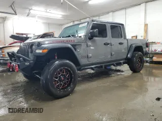 2021 Jeep Gladiator Rubicon с VIN 1C6JJTBM5ML541530, выставлен на аукционе Copart как лот 82661554 с пробегом 55 539 миль миль и Списание • Salvage title. История ставок и продаж доступна на DreamBid. Изображение 1.