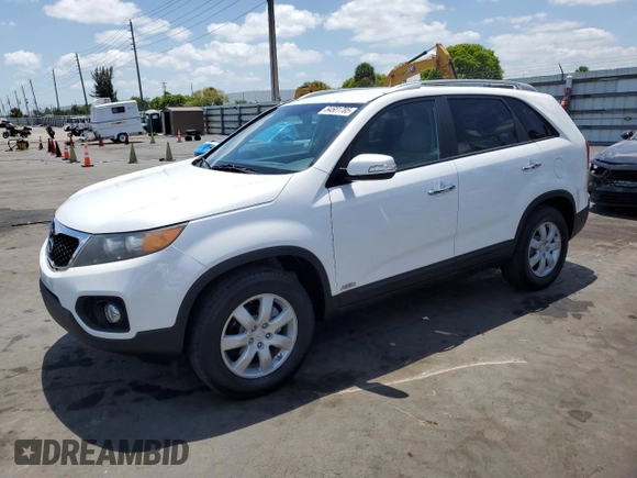 2011 Kia Sorento LX with VIN 5XYKTCA17BG135286, listed as a Copart auction lot 54501785 with 144,282 mi miles and Clean Title. Bid and sale history available at carsss.com. Image 1.