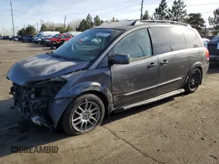2004 Nissan Quest SE with VIN 5N1BV28U44N353181, listed as a Copart auction lot 84300274 with 18,732 mi miles and Salvage Title. Bid and sale history available at carsss.com. Image 1.