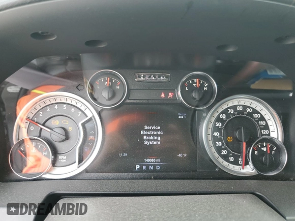 2017 Ram 1500 Laramie with VIN 1C6RR7VTXHS593558, listed as a Copart auction lot 59872005 with 149,080 mi miles and Salvage title. Bid and sale history available at DreamBid. Image 9.