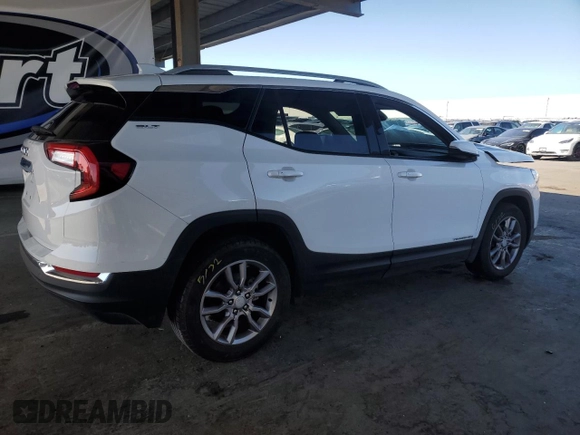 2024 GMC Terrain SLT with VIN 3GKALPEG2RL137990, listed as a Copart auction lot 58027655 with 35,567 mi miles and Salvage title. Bid and sale history available at DreamBid. Image 3.