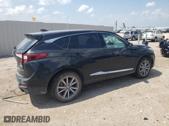 2020 Acura RDX w/Technology Pkg with VIN 5J8TC2H50LL040311, listed as a Copart auction lot 62996133 with 45,453 mi miles. Bid and sale history available at carsss.com. Image 3.