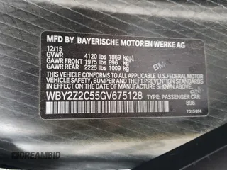 2016 BMW i8 z VIN WBY2Z2C55GV675128, wystawiony jako Copart lot #44595154 z przebiegiem 80 710 mil mil oraz . Historia ofert i sprzedaży dostępna na DreamBid. Obrazek 12.