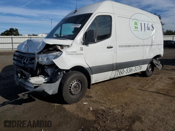 2020 Mercedes-Benz Sprinter with VIN W1W4EBHY6LT027171, listed as a Copart auction lot 81940354 with Not Provided miles and Salvage Title. Bid and sale history available at DreamBid. Image 1.