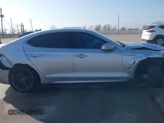2019 Genesis G70 2.0T Advanced with VIN KMTG34LA5KU023157, listed as a IAAI auction lot 41490171 with 83,971 mi miles. Bid and sale history available at carsss.com. Image 13.