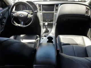 2015 Infiniti Q50 with VIN JN1BV7APXFM341182, listed as a Copart auction lot 63513845 with 146,925 mi miles and Salvage title. Bid and sale history available at DreamBid. Image 8.