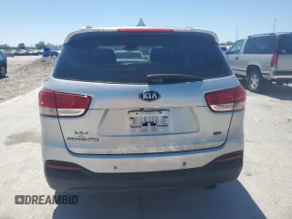 2017 Kia Sorento LX with VIN 5XYPG4A34HG295233, listed as a Copart auction lot 52551425 with 183,229 mi miles and Salvage Title. Bid and sale history available at carsss.com. Image 6.