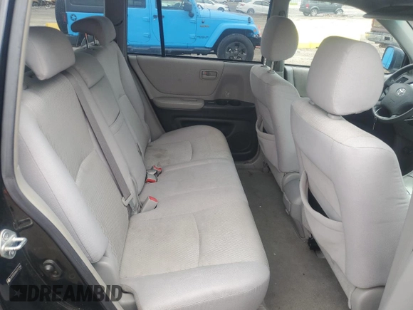 2006 Toyota Highlander z VIN JTEGP21A960121966, wystawiony jako Copart lot #58623015 z przebiegiem 193 656 mil mil oraz Czysty tytuł • Clean title. Historia ofert i sprzedaży dostępna na DreamBid. Obrazek 11.