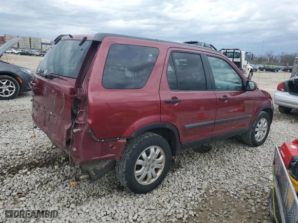 2006 Honda CR-V EX with VIN SHSRD78856U404767, listed as a Copart auction lot 51634545 with 247,267 mi miles and Salvage Title. Bid and sale history available at carsss.com. Image 3.