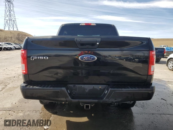 2017 Ford F-150 XL with VIN 1FTEW1EG0HKC62908, listed as a Copart auction lot 48599555 with 96,672 mi miles and Salvage Title. Bid and sale history available at carsss.com. Image 6.