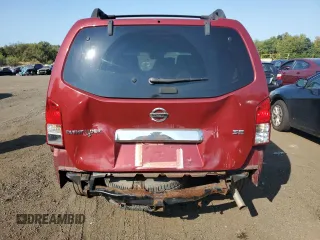 2007 Nissan Pathfinder SE with VIN 5N1AR18W77C630157, listed as a Copart auction lot 69791854 with 186,200 mi miles and Salvage Title. Bid and sale history available at carsss.com. Image 6.
