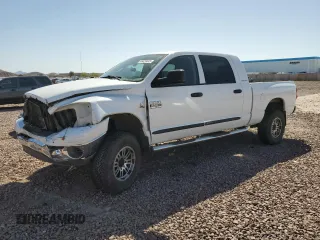 2007 Dodge Ram 2500 SLT with VIN 3D7KS29CX7G764350, listed as a Copart auction lot 48429445 with 212,023 mi miles and Salvage Title. Bid and sale history available at carsss.com. Image 1.