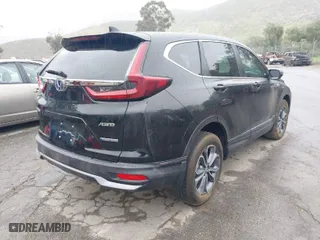 2022 Honda CR-V Hybrid EX-L with VIN 5J6RT6H84NL052274, listed as a IAAI auction lot 41218787 with 43,078 mi miles. Bid and sale history available at carsss.com. Image 4.