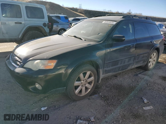 2006 Subaru Legacy Outback Limited with VIN 4S4BP62C667334088, listed as a Copart auction lot 46993635 with 170,308 mi miles and Salvage title. Bid and sale history available at DreamBid. Image 1.