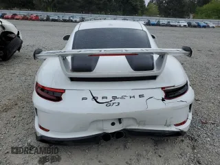 2018 Porsche 911 GT3 with VIN WP0AC2A92JS175473, listed as a Copart auction lot 54748994 with 24,601 mi miles. Bid and sale history available at carsss.com. Image 6.