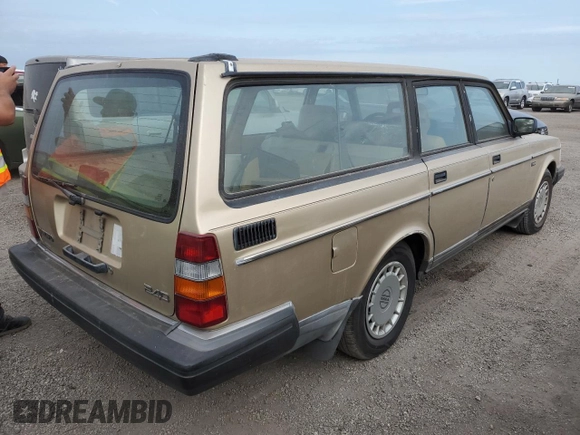 1993 Volvo 240 with VIN YV1AW8808P1945301, listed as a Copart auction lot 76269044 with 121,083 mi miles and Non repairable. Bid and sale history available at DreamBid. Image 3.