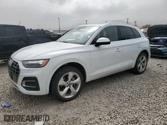 2021 Audi Q5 Prestige with VIN WA1CAAFY4M2039711, listed as a Copart auction lot 50945645 with 79,365 mi miles and Salvage Title. Bid and sale history available at carsss.com. Image 1.