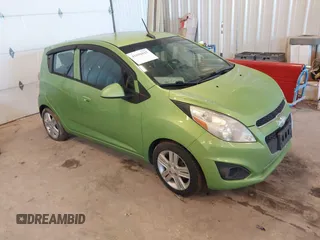2014 Chevrolet Spark LS with VIN KL8CB6S9XEC517472, listed as a IAAI auction lot 41696825 with 154,197 mi miles. Bid and sale history available at carsss.com. Image 1.