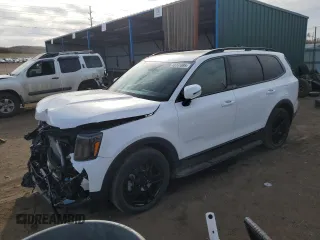 2025 Kia Telluride SX X-Line z VIN 5XYP5DGC6SG594579, wystawiony jako Copart lot #48761095 z przebiegiem 466 mil mil oraz Szkoda całkowita • Salvage title. Historia ofert i sprzedaży dostępna na DreamBid. Obrazek 1.
