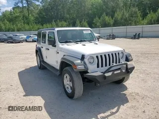 2020 Jeep Wrangler Unlimited Sport S z VIN 1C4HJXDN0LW226619, wystawiony jako Copart lot #54769025 z przebiegiem 52 723 mil mil oraz Szkoda całkowita • Salvage title. Historia ofert i sprzedaży dostępna na DreamBid. Obrazek 14.