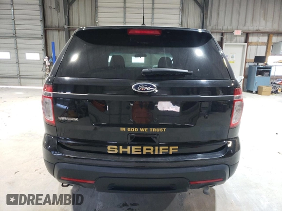 2015 Ford Utility Police Interceptor with VIN 1FM5K8AR4FGA41531, listed as a Copart auction lot 85951774 with 113,857 mi miles and Salvage Title. Bid and sale history available at carsss.com. Image 6.