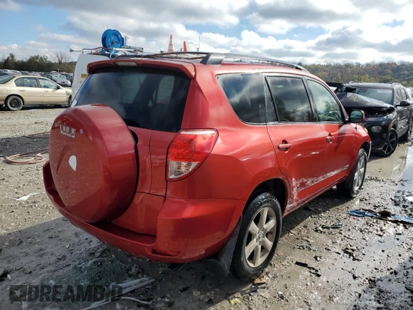 2008 Toyota RAV4 Ltd with VIN JTMZK31V386013783, listed as a Copart auction lot 43064825 with 156,451 mi miles and Salvage Title. Bid and sale history available at carsss.com. Image 3.
