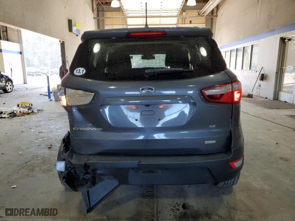 2019 Ford EcoSport SE with VIN MAJ3S2GE0KC308670, listed as a Copart auction lot 47373805 with NaN miles and Salvage Title. Bid and sale history available at carsss.com. Image 6.