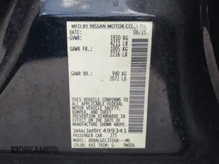 2015 Nissan Altima S z VIN 1N4AL3AP0FC499341, wystawiony jako IAAI lot #42322450 z przebiegiem 136 943 mil mil oraz . Historia ofert i sprzedaży dostępna na DreamBid. Obrazek 9.