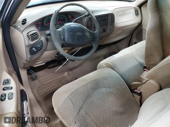 1999 Ford F-150 XL with VIN 1FTRX18L4XNB84248, listed as a Copart auction lot 52798555 with 204,943 mi miles and Salvage title. Bid and sale history available at DreamBid. Image 8.